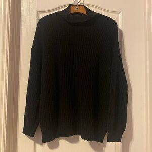 American Eagle Outfitters Women's Black Oversized Sweater Size XS/S NWOT